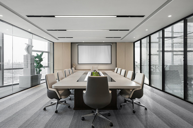 現(xiàn)代風(fēng)格會(huì)議室裝修效果圖