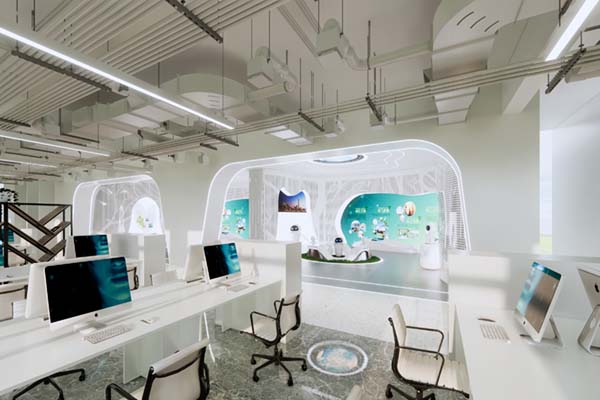 四川溉亞科技公司成都辦公室裝修設(shè)計(jì)效果圖