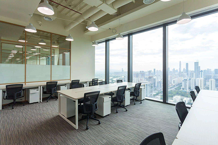 寫字樓辦公樓落地窗怎么設(shè)計裝修？