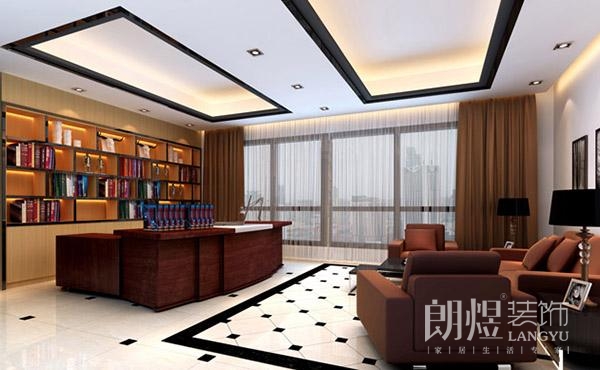 老板辦公室背景墻設(shè)計