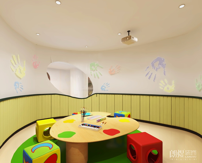 培訓(xùn)專區(qū)-UE少兒英語(yǔ)培訓(xùn)機(jī)裝修設(shè)計(jì)效果圖