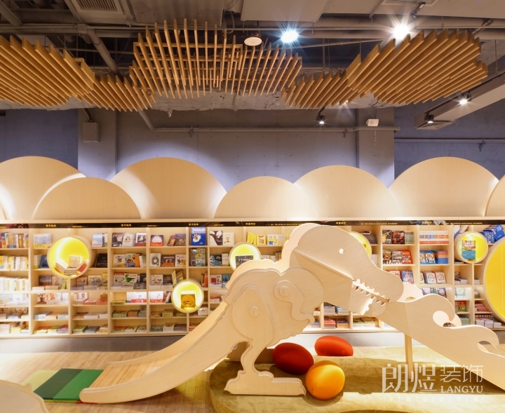 創(chuàng)意書店裝修-兒童游玩效果圖