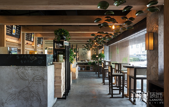 萬(wàn)科魅力之城餐飲店鋪裝修效果圖