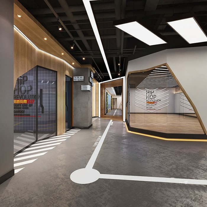 街舞培訓機構(gòu)裝修設計效果圖