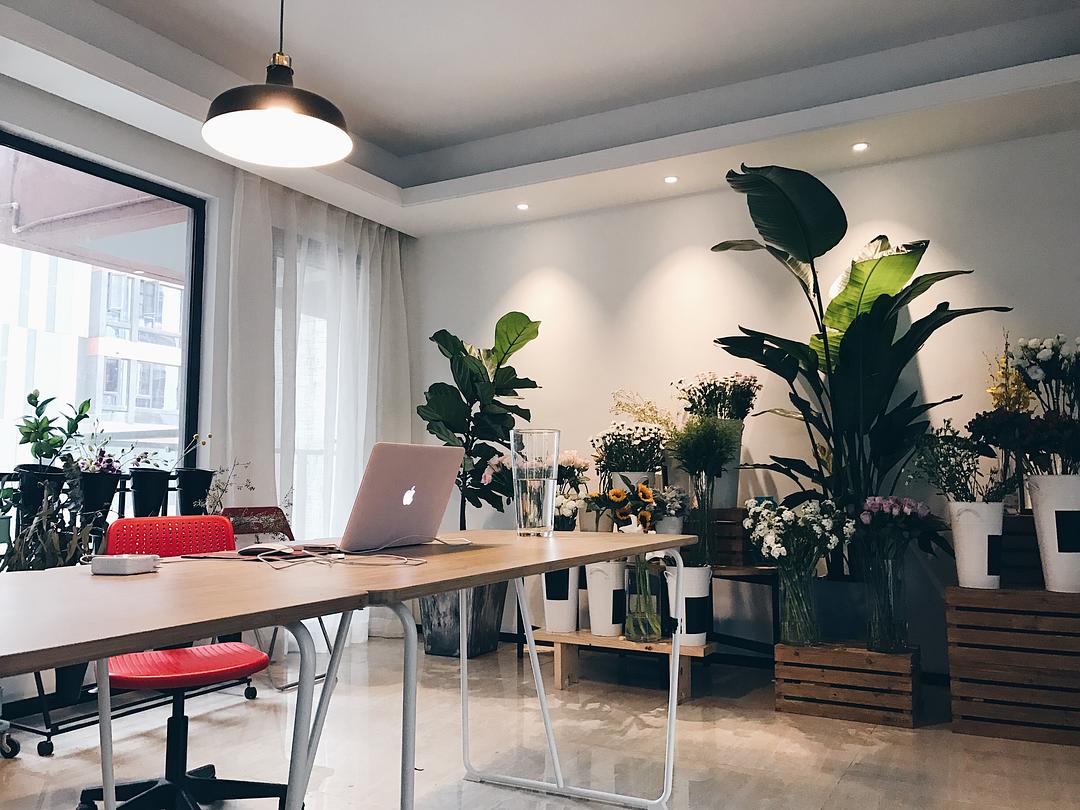 花藝培訓(xùn)學(xué)校裝修設(shè)計效果圖