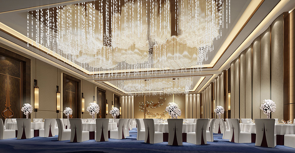 酒店宴會廳設(shè)計效果圖