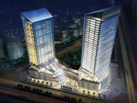 成都恒置地廣場(chǎng)辦公寫(xiě)字樓裝修效果圖