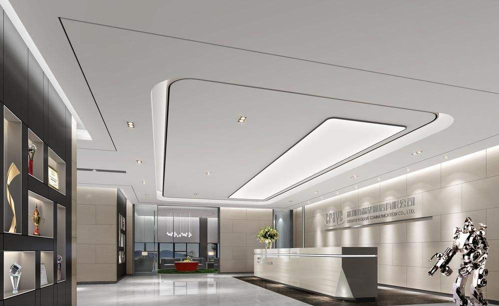 寫(xiě)字樓接待大廳設(shè)計(jì)裝修效果圖