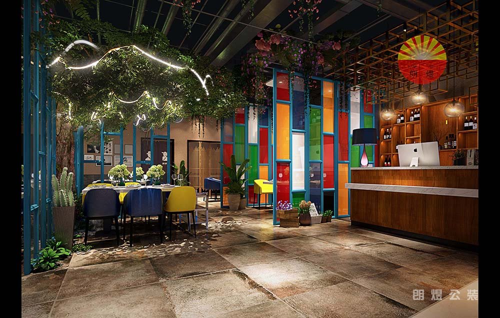 成都餐飲店裝修設(shè)計效果圖