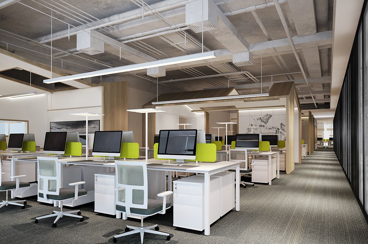 工廠辦公室簡單裝修效果圖