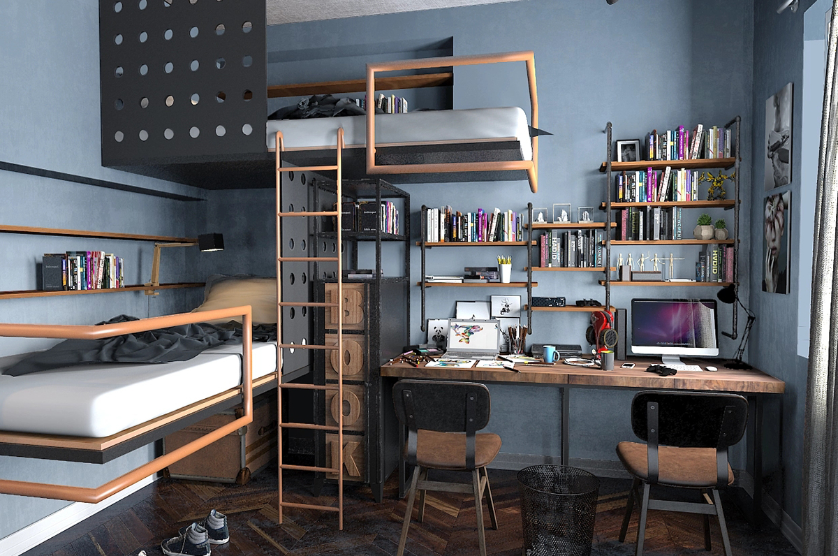 工廠廠房宿舍裝修設(shè)計(jì)效果圖