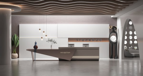 辦公室前臺背景墻裝修設(shè)計的黃金法則：