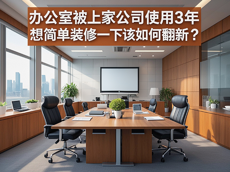 辦公室被上家公司使用3年，想簡單裝修一下該如何翻新？