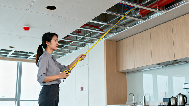 辦公室裝修現(xiàn)場(chǎng)測(cè)量