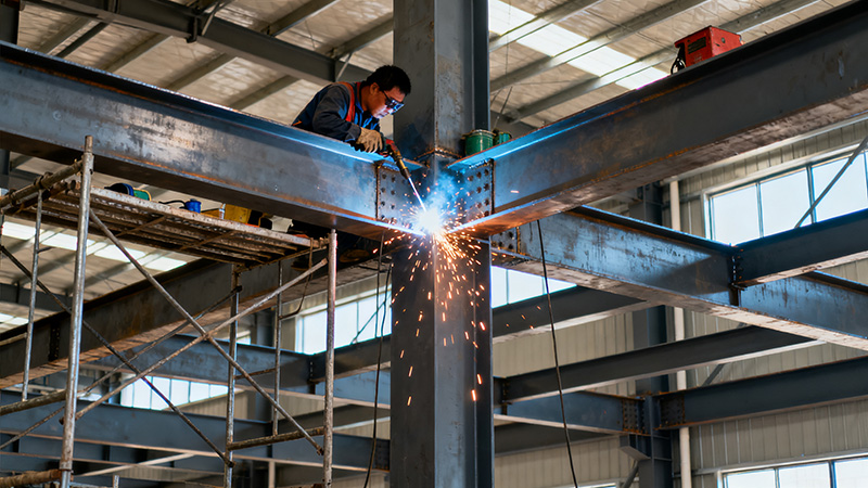 鋼結(jié)構(gòu)廠房對(duì)接焊縫