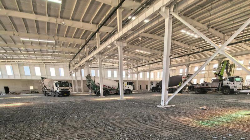 廠房內(nèi)整體澆筑類地坪