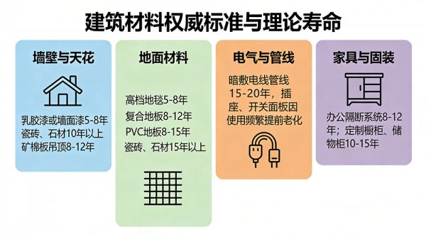 如何判斷辦公室裝修是否達(dá)到耐用年限？